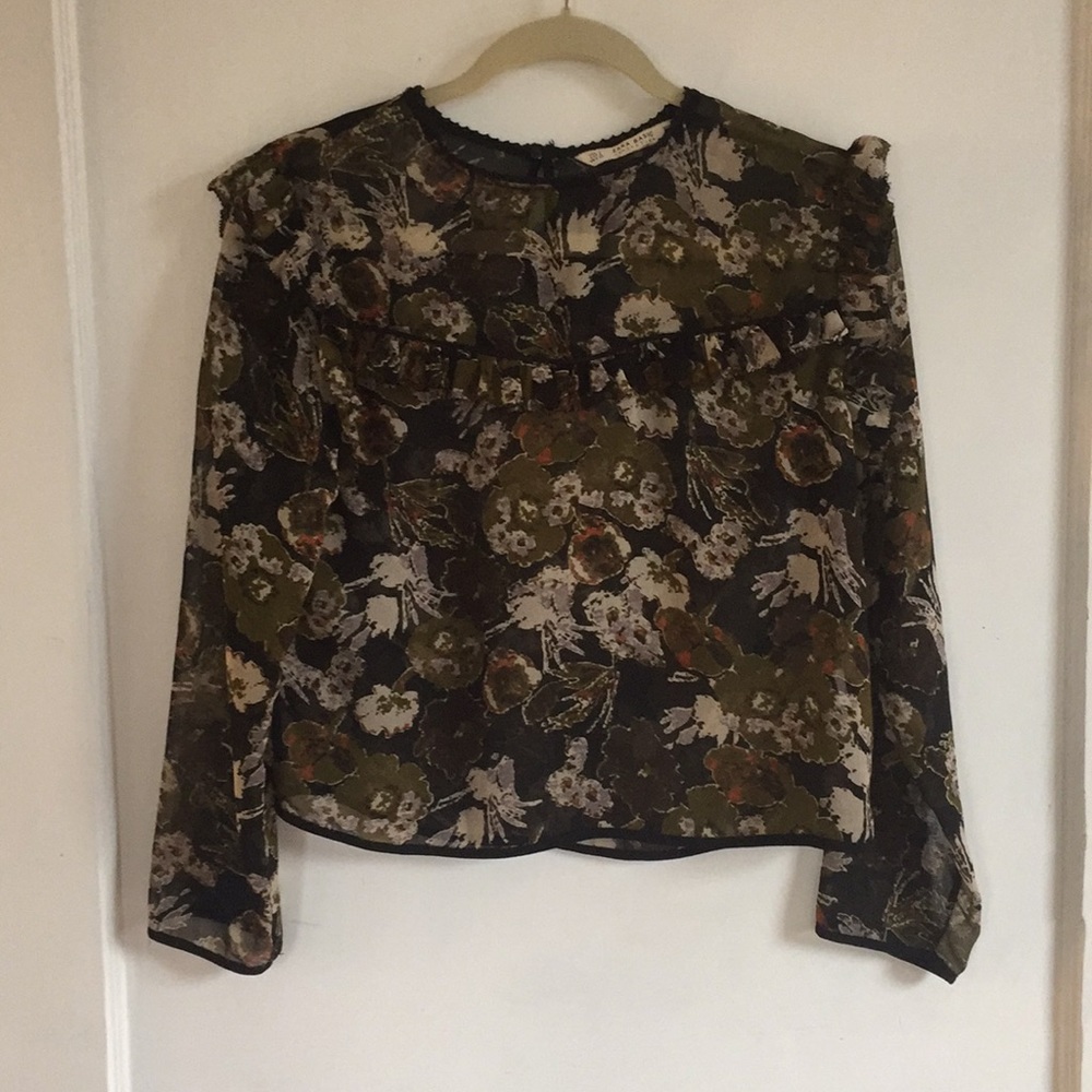 Zara Floral Top